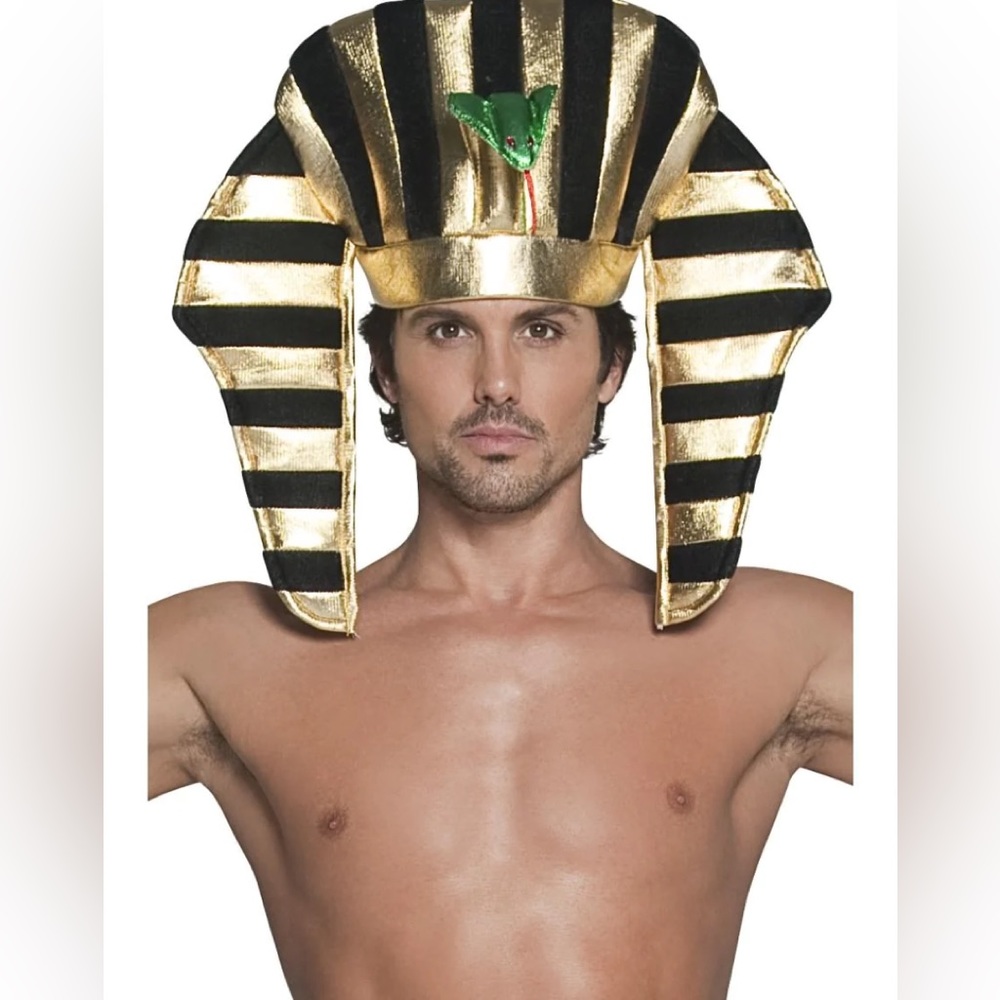 Chasing Fireflies NWT Pharaoh Egyptian Hat / Headdress, size: adults